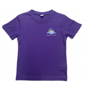 Ysgol Glan Morfa PE T-Shirt Purple NEW 2021